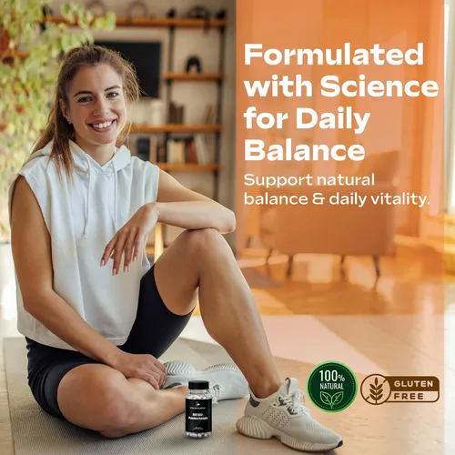 Miniatura 7 de DIM SGS+ Suplemento para mujeres/hombres equilibrio hormonal y apoyo desintoxicante - Bloqueador de estrógeno a base de plantas para hombres