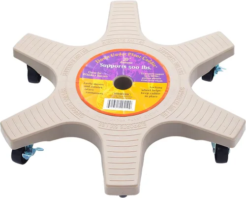 Miniatura 14 de Bosmere Soporte para Plantas de 16 pulgadas - Soporte Rodante para Plantas de Servicio Pesado con Ruedas con Seguro, Capacidad de 500 libras