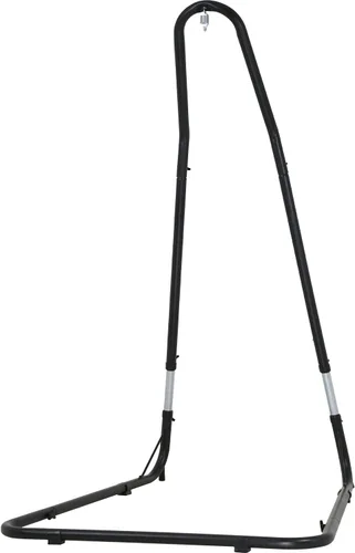Miniatura 8 de Soporte en C para silla colgante, para interiores y exteriores, de acero sólido y resistente, listo para usar en tu porche, capacidad de 330 libras