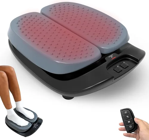 CuPiLo Masajeador de pies para neuropatía FSA elegible HSA, masajeador de pies de vibración ajustable con calor y control remoto, masajeador