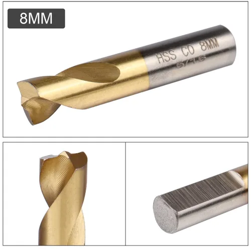 Miniatura 4 de Wolfride 3PCS Soldadura por puntos Brocas Herramienta de eliminación de soldadura por puntos 6.5MM 8MM 10MM