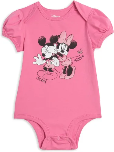 Miniatura 4 de Disney Body unisex de manga corta de algodón elástico orgánico para bebé paquete de 3