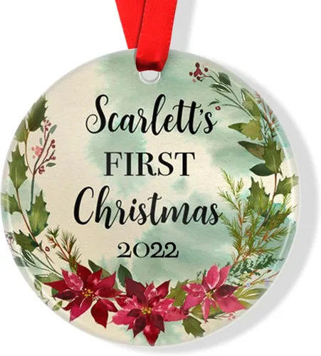 Miniatura 11 de Mountains Baby - Adorno de Navidad para bebé, adorno de Navidad personalizado para bebé, adorno de aventura espera para bebé, adorno navideño