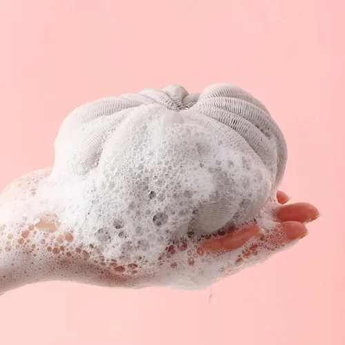 Miniatura 5 de Beavorty 4 piezas adorables de baño de calabaza ligeras decorativas relajantes suministros de baño para el hogar viajes suaves y cómodos exfoliantes