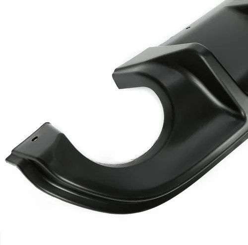 Miniatura 7 de HECASA Difusor trasero compatible con Infiniti Q50 2014-2017 parachoques alerón divisor plástico negro