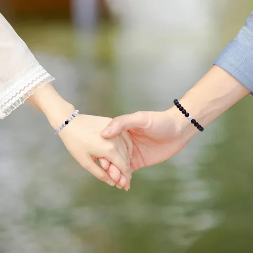 Miniatura 5 de FTCY Pulseras para parejas, para él y ella, regalos a juego, pulseras de joyería
