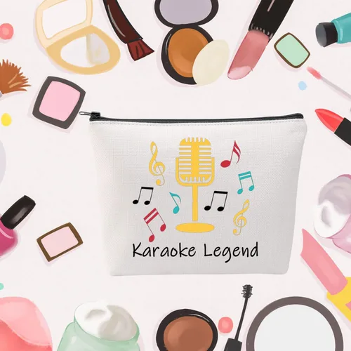 Miniatura 7 de CYTING Regalo divertido para amantes del karaoke, regalo de noche de karaoke, bolsa de cosméticos de leyenda de karaoke, regalo para fanáticos
