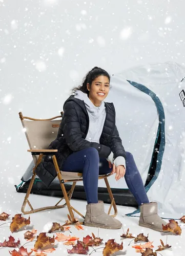Miniatura 7 de BALEAF Leggings de cintura alta con forro polar para mujer, resistentes al agua, térmicos, cálidos, para invierno, esquí, senderismo, pantalones