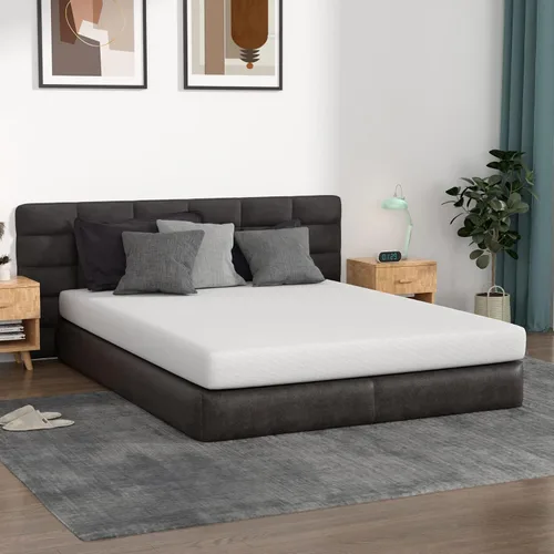 Miniatura 21 de Colchón de tamaño individual de 5 pulgadas de espuma viscoelástica de gel, colchón de firmeza media para dormir fresco y para alivio de la presión