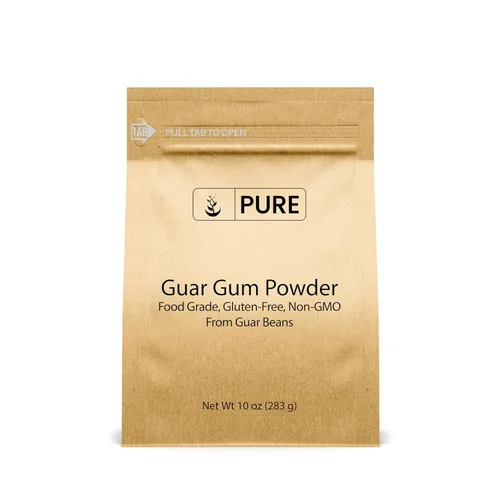 Goma Guar de Ingredientes Originales Puros (283.5g) de semillas de guar, grado alimenticio, sin gluten