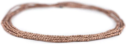 Miniatura 3 de TheBeadChest - Cuentas ovaladas pequeñas de latón (0.079 in)