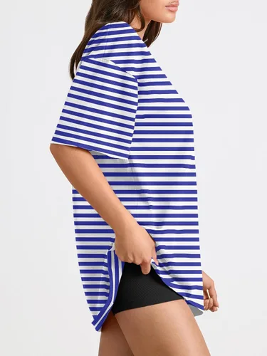Miniatura 241 de Trendy Queen - Camisetas de entrenamiento de moda para mujer, camisetas atléticas de manga corta para verano y primavera, disponibles en tallas