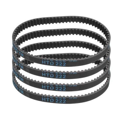 Miniatura 34 de uxcell 4pcs HTD-3M correa dentada de goma 60 dientes, 7.087 in de longitud de paso x 0.236 in de ancho x 0.094 in de altura, correa de distribución