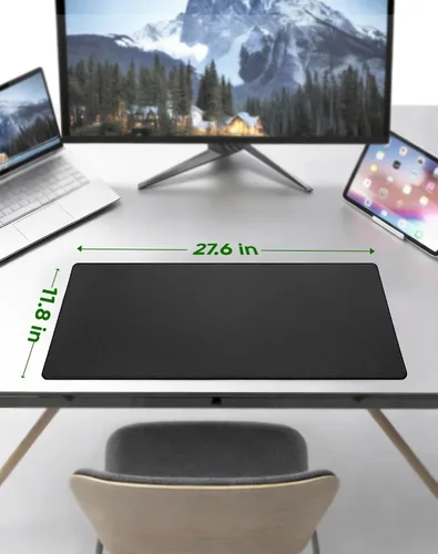 Miniatura 8 de ALOANES Alfombrilla de mouse grande para juegos con base de goma antideslizante, borde cosido, tapete de escritorio para laptop, computadora y PC