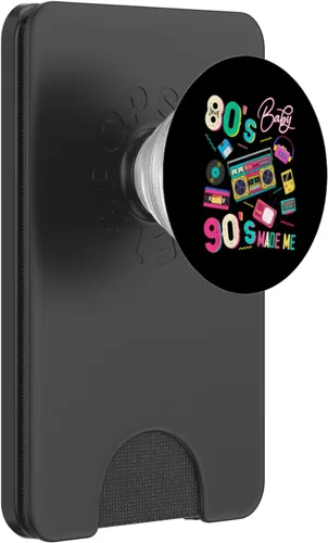 Miniatura 7 de Vintage 80's Baby 90's Made Me Retro 1980s Nostalgia 1990s PopSockets Standard PopGrip