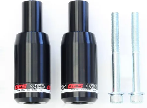 Miniatura 4 de OES Accessories Compatibilidad con los controles deslizantes de marco de marca para Kawasaki Z900 2017 2018 2019 2020 2021 2022 2023 2024 2025 (azul)