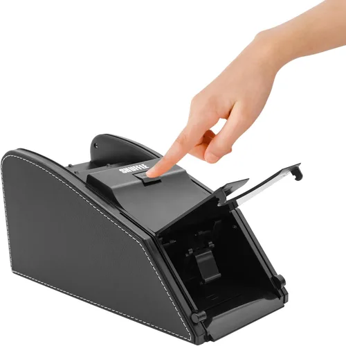 Miniatura 2 de 1-2 barajador automático de cartas barajador de cartas eléctrico profesional máquina de barajar portátil para juego de fiesta en casa