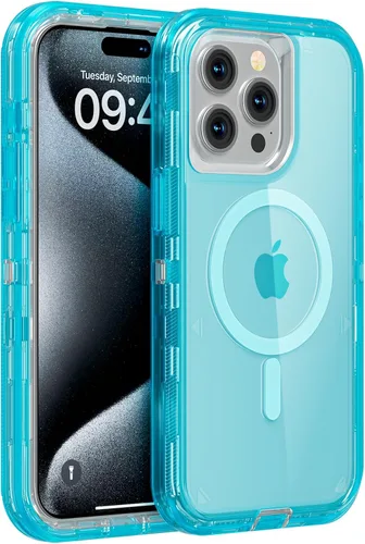 Miniatura 50 de Follaroma para iPhone 17 Pro Max, Funda Compatible con MagSafe, Funda Magnética Transparente de Doble Capa, Funda Resistente Anti-Caída y a Prueba