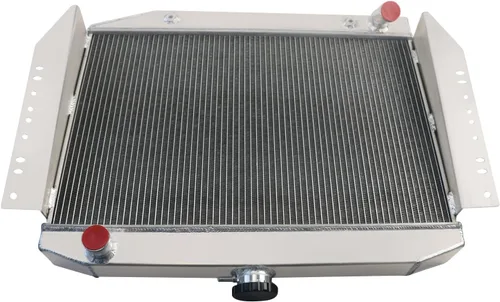 Miniatura 4 de ALLOYWORKS Radiador de aluminio de 4 filas para Jeep Cherokee Wagoneer J10 J20 J-2500 J-2600 5.9 6.6L V8 GAS All Aluminum Radiator. Superior