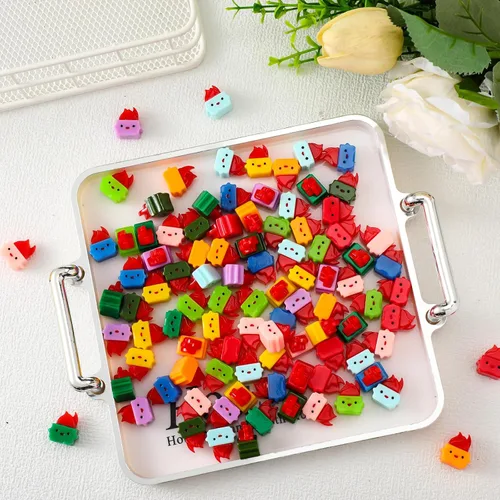 Miniatura 6 de Simgoing 50 piezas de mini figuras de resina a granel en forma de basura de resina en miniatura, mini basurero, accesorios de escritorio, divertidos