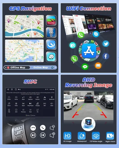 Miniatura 4 de Radio de coche Android 2+64G para Honda Accord 2003 2004 2005 2006 2007, 9 pulgadas pantalla táctil Radio inalámbrico Carplay Android Auto, WiFi