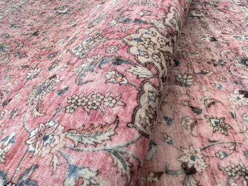 Miniatura 350 de GLN Rugs Traditional Collection - Alfombra de felpilla lavable a máquina, tradicional lavable, antideslizante, alfombra de felpilla de pelo corto