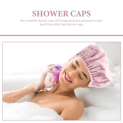 Miniatura 5 de Healeved Gorro de ducha para el cuidado del cabello, gorro de ducha con calefacción, gorro de natación impermeable, productos para el cabello