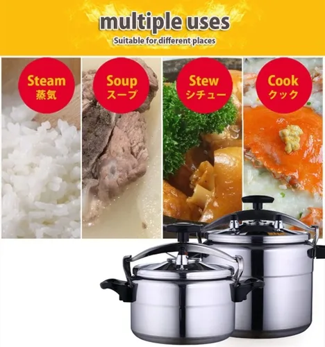 Miniatura 5 de Olla a presión de cocina familiar pequeña de 7L, mini ollas a presión, cocina de alta velocidad de protección de seguridad múltiple, válvula