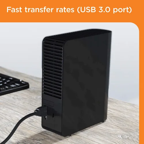 Miniatura 4 de Western Digital Elements Disco duro externo de escritorio de 12 TB, disco duro externo USB 3.0 para almacenamiento plug-and-play - Western