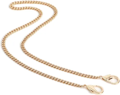 Miniatura 15 de Yichain Mini Nice - Correa de cadena de repuesto para bolso cruzado, correa de hombro, accesorios (oro amarillo, 48 pulgadas)