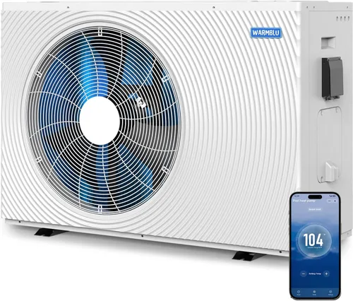 Miniatura 11 de H5PRO Air-Source Pool Heat Pump 16,000BTU 4,000 Gal High Efficiency COP6.0 Energy Save 50% Above Smart WiFi Control 110V