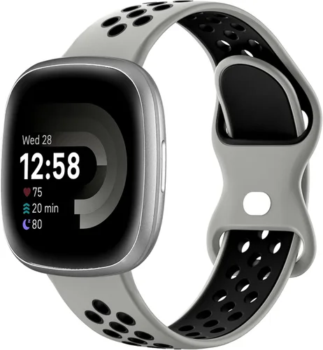 Miniatura 15 de Maledan Correas deportivas transpirables para Fitbit Versa 3/4, Sense/Sense 2, correas de repuesto para hombres y mujeres, accesorios para relojes