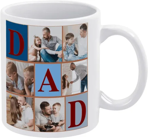Miniatura 16 de Regalos para papá, esposo, él, de hija, hijo, niños, esposa, taza personalizada, para Navidad, cumpleaños, regalos de aniversario para PaPa