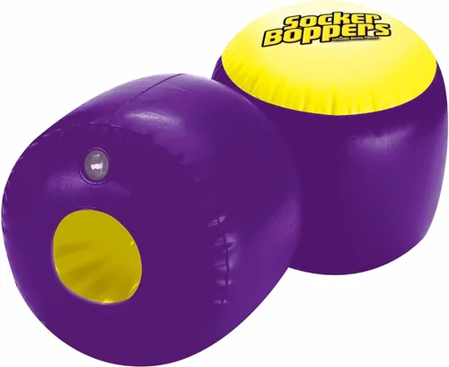 Miniatura 2 de Socker Boppers Almohadas Inflables de Boxeo - Un Par de Boppers - los colores variarán, Golpea y Batea, Vinilo Duradero, Actividad que Ayuda
