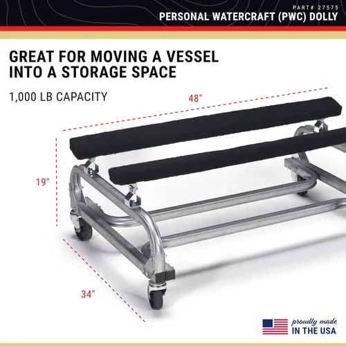 Miniatura 3 de CE Smith - Remolque Personal Watercraft (PWC) Dolly - 48" x 34" x 19