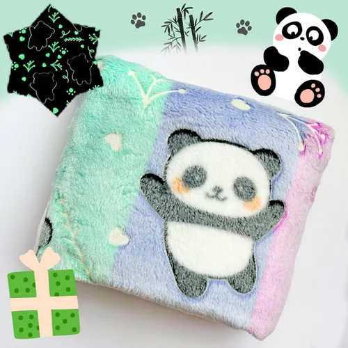 Miniatura 8 de Manta de mariposa que brilla en la oscuridad con bolsa de almacenamiento, el mejor regalo manta suave para niñas y niños, manta de campamento