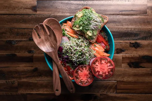Miniatura 6 de Superfood Microgreen Seeds Mix para bandejas de cultivo Microgreens 1 libra Semillas de colinabo morado sin OMG, colinabo, rábano, nabo