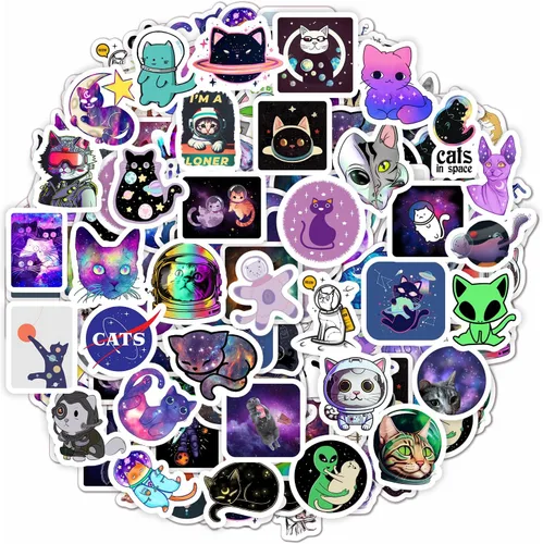 Miniatura 51 de BulbaCraft Pegatinas Punk Rock - Pegatinas de Banda para Adultos, Adhesivos Autoadhesivos e Impermeables, Pegatinas Punk Rock para Laptops