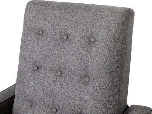 Miniatura 11 de Flash Furniture Erza LeatherSoft - Silla reclinable con botones copetudos, moderna de mediados de siglo para uso residencial y comercial