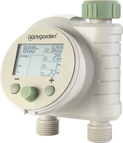 Miniatura 2 de Appy Garden Edge 2 Plus Temporizador automático programable para grifo de manguera de rociador (doble puerto)