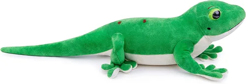 Miniatura 6 de Day Geckos - Peluche de lagarto realista de 16 pulgadas, peluche de lagarto Geckos de simulación, peluche de cola geckos suave, juguetes de animales