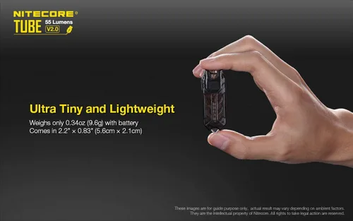 Miniatura 6 de Nitecore Unisex Tube V2 Schlüsselanhänger Licht Negro