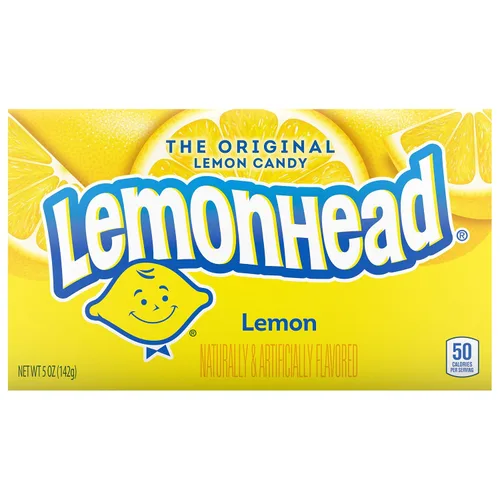 Miniatura 4 de Lemonhead Caramelos de limón duro, cajas de dulces de cine de 5 onzas (paquete de 12)