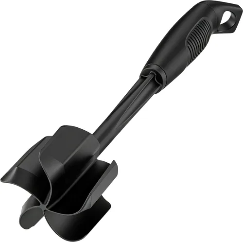 Ourokhome Picador de carne y triturador de papas, triturador de carne molida de nailon resistente al calor para hamburguesas, 5 cuchillas curvas,