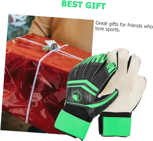 Miniatura 5 de GALPADA 1 par de guantes creativos de fútbol para mayor agarre y comodidad para jóvenes y adultos