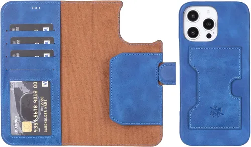 Miniatura 182 de Venito Florence - Funda de piel compatible con Samsung Galaxy S9, extra segura con bloqueo RFID, cartera desmontable para teléfono (gris decolorado)