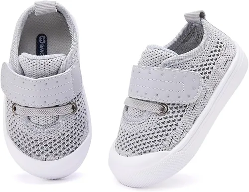 Miniatura 61 de BMCiTYBM Zapatos de bebé para niños pequeños, zapatillas de malla transpirable antideslizantes