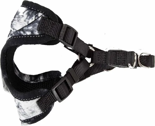 Miniatura 6 de Pet Life ® 'Bonatied' Arnés de malla reversible y transpirable de micromalla ajustable para perro y pajarita