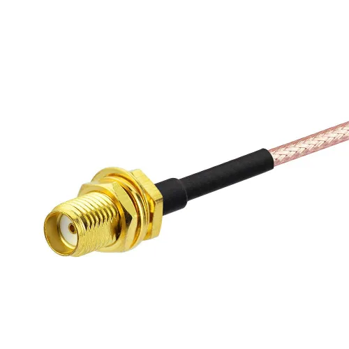 Miniatura 5 de BINGFU Cable de extensión de antena SMA macho RG316 para montaje en mamparo hembra de 3.3 ft, 3 pies, paquete de 2 unidades compatible con 4G LTE
