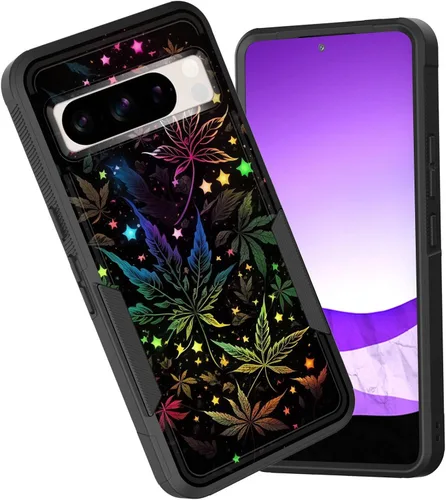Miniatura 83 de Funda para Pixel 6A, funda híbrida de doble capa resistente a prueba de golpes de policarbonato duro de silicona suave TPU para Google Pixel 6A